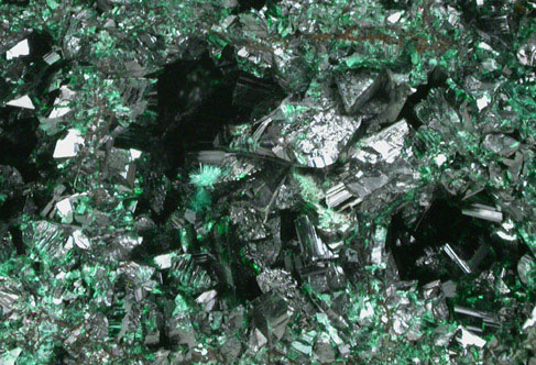 Malachite from Kolwezi Mining District, 240 km WNW of  Lubumbashi, Katanga Copperbelt, Lualaba Province, Democratic Republic of the Congo