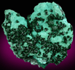 Malachite on Chrysocolla from Mashamba Mines, 10 km west of Kolwezi, Katanga Copperbelt, Lualaba Province, Democratic Republic of the Congo