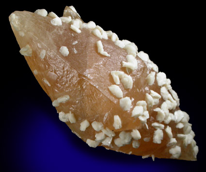 Calcite with Barite from Pugh Quarry, 6 km NNW of Custar, Wood County, Ohio