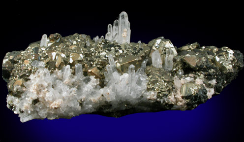 Pyrite, Tennantite, Quartz from Steward Mine, Butte Mining District, Summit Valley, Silver Bow County, Montana