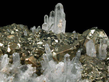 Pyrite, Tennantite, Quartz from Steward Mine, Butte Mining District, Summit Valley, Silver Bow County, Montana
