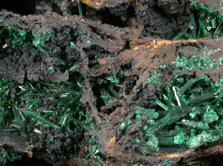 Malachite from Grube Friedrich Siegen, Westphalia, Germany