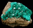 Dioptase from Altyn-Tyube, 66 km east of Karagandy, Karaganda Oblast', Kazakhstan (Type Locality for Dioptase)