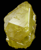 Sulfur from Scofield Quarry, Maybee, Monroe County, Michigan