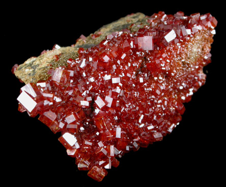 Vanadinite from Apache Mine (Vanadium Shaft), 8 km north of Globe, Gila County, Arizona