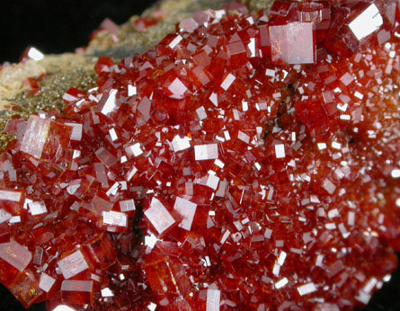 Vanadinite from Apache Mine (Vanadium Shaft), 8 km north of Globe, Gila County, Arizona