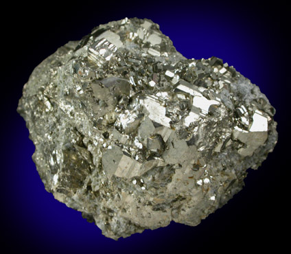 Pyrite with Talc from ZCA Mine, West Pierrepont, St. Lawrence County, New York