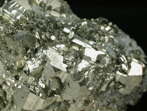 Pyrite with Talc from ZCA Mine, West Pierrepont, St. Lawrence County, New York