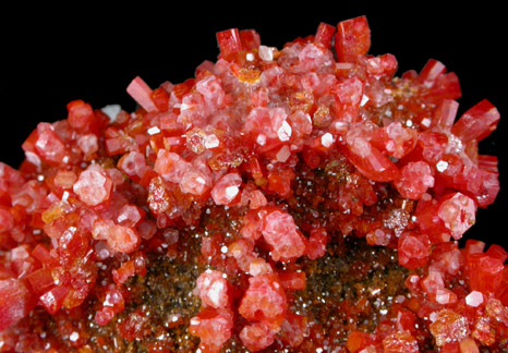 Vanadinite from North Geronimo Mine, La Paz County, Arizona