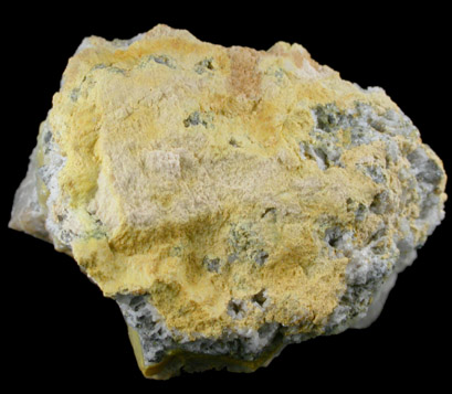 Tellurite with Tellurium from Mina Bambollita, Moctezuma, Sonora, Mexico