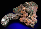 Copper with Malachite from Bisbee, Warren District, Cochise County, Arizona