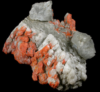 Tunellite, Realgar, Ulexite from Boron Open Pit, Kern County, California (Type Locality for Tunellite)