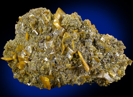 Wulfenite and Mimetite from Cerro Prieto (San Francisco Mine), Sonora, Mexico