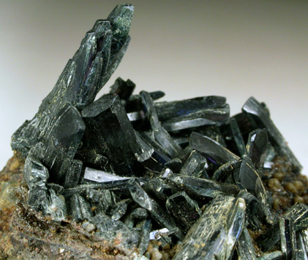 Vivianite from Blackbird Mine, Cobalt District, Lemhi County, Idaho