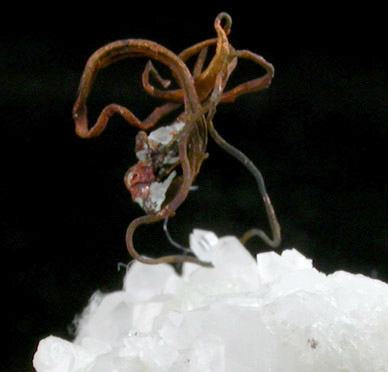 Silver on Quartz from Eleura Mine, near Cobar, New South Wales, Australia