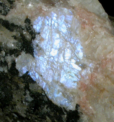 Albite var. Peristerite from Yonkers, Westchester County, New York