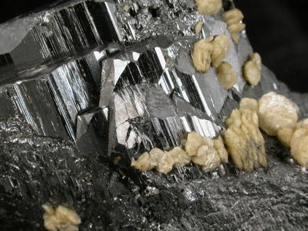 Ferberite with Siderite from Panasqueira Mine, Barroca Grande, 21 km. west of Fundao, Castelo Branco, Portugal