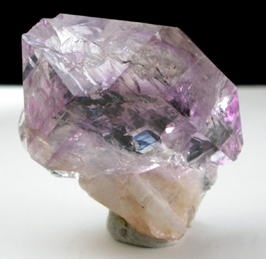 Quartz var. Amethyst from Biedell Creek Quartz Prospects, Crystal Hill, 12.5 km northwest of La Garita, Saguache County, Colorado