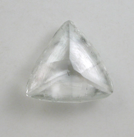 Diamond (0.64 carat colorless macle, twinned crystal) from Premier Mine, Gauteng Province, South Africa