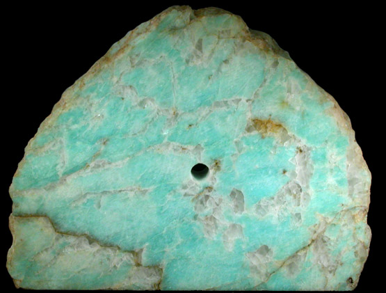 Microcline var. Amazonite from Minas Gerais, Brazil