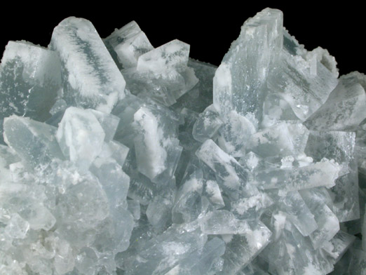 Celestine with Calcite from Ottawa Silica Company Quarry, Rockwood, Wayne County, Michigan