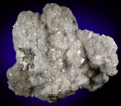 Heulandite-Ca, Calcite, Laumontite, Quartz from New Street Quarry, Paterson, Passaic County, New Jersey