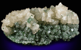 Calcite with Conichalcite from Mina Ojuela, Mapimi, Durango, Mexico