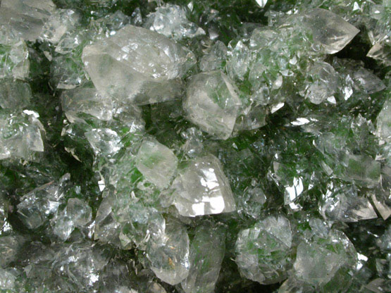 Calcite with Conichalcite from Mina Ojuela, Mapimi, Durango, Mexico