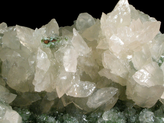 Calcite with Conichalcite from Mina Ojuela, Mapimi, Durango, Mexico