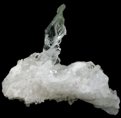 Quartz var. Faden-habit from Intschitobel, Kanton Uri, Switzerland