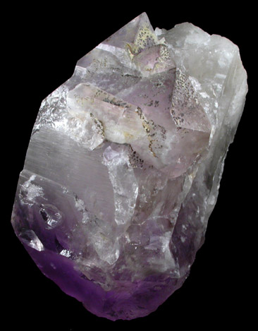 Quartz var. Amethyst from Deer Hill, Stow, Oxford County, Maine