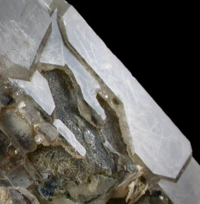 Elbaite Tourmaline on Quartz var. Smoky with Hambergite inclusions from Malchanskoye (Malkhan) pegmatite field, Chitinskaya Oblast', Transbaikalia, Siberia, Russia