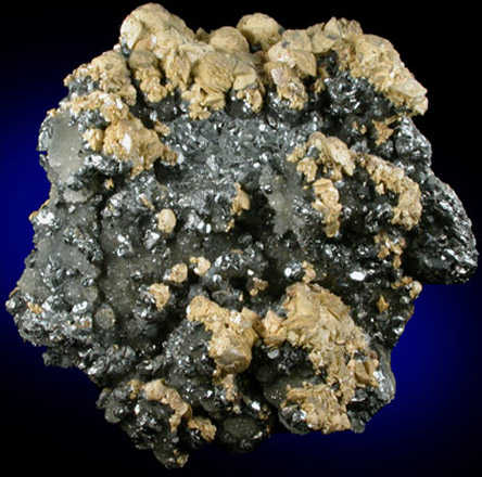 Tetrahedrite, Siderite, Quartz from Casapalca District, Huarochiri Province, Peru