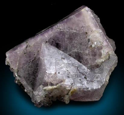 Fluorite with Hematite and Quartz from Blackdene Mine, Ireshopeburn, Weardale, County Durham, England