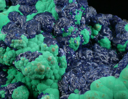 Azurite and Malachite from Bisbee, Warren District, Cochise County, Arizona