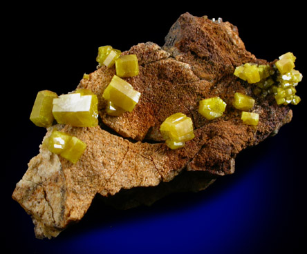 Pyromorphite from Bunker Hill Mine, Level 9, Coeur d'Alene District, Shoshone County, Idaho