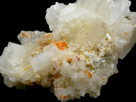 Cerussite and Wulfenite from Mammoth-St. Anthony Mine, Tiger, Mammoth District, Pinal County, Arizona