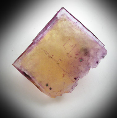 Fluorite with Chalcopyrite from Cave-in-Rock District, Hardin County, Illinois