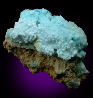 Grandviewite (IMA 2007-004), Cyanotrichite, Chalcoalumite, Smithsonite from Grandview Mine, Coconino County, Arizona (Type Locality for Grandviewite)