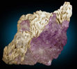 Fluorite on Barite from Caldwell Stone Quarry, Danville, Boyle County, Kentucky