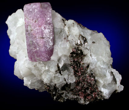 Corundum var. Ruby from Khit Ostrov, Karelia, Russia