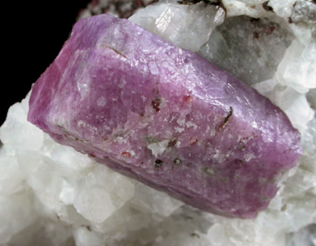 Corundum var. Ruby from Khit Ostrov, Karelia, Russia