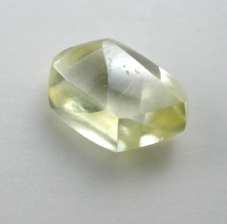 Diamond (0.56 carat fancy-yellow complex crystal) from Venetia Mine, Limpopo Province, South Africa