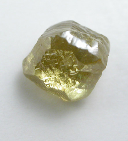 Diamond (0.59 carat fancy-yellow complex crystal) from Venetia Mine, Limpopo Province, South Africa