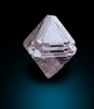 Diamond (0.57 carat purple-pink octahedral crystal) from Argyle Mine, Kimberley, Western Australia, Australia
