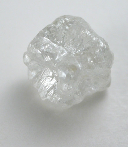 Diamond (1.16 carat colorless cubic crystal) from Magna Egoli Mine, Zimmi property along the Sewa River, Sierra Leone