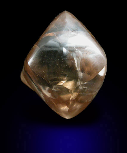 Diamond (3.78 carat brown octahedral crystal) from Argyle Mine, Kimberley, Western Australia, Australia