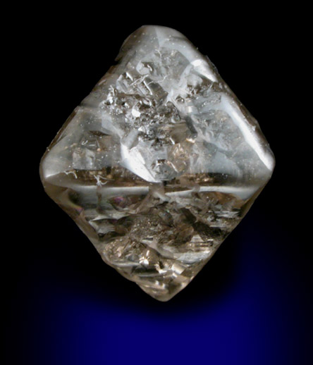 Diamond (3.95 carat brown octahedral crystal) from Argyle Mine, Kimberley, Western Australia, Australia