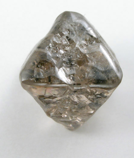 Diamond (3.95 carat brown octahedral crystal) from Argyle Mine, Kimberley, Western Australia, Australia