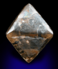 Diamond (12.19 carat brown octahedral crystal) from Argyle Mine, Kimberley, Western Australia, Australia